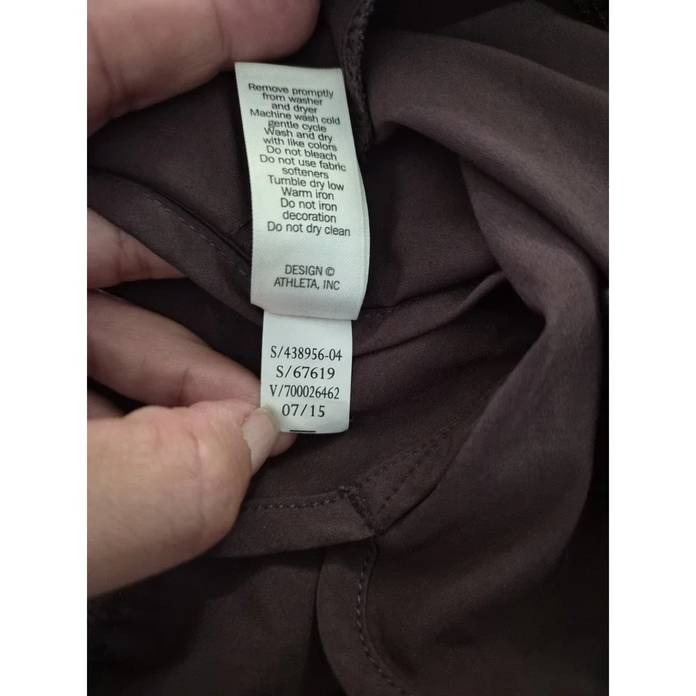 Athleta Brown Athletic Skort Women's Small‎ Lined Tennis Golf Running Skirt